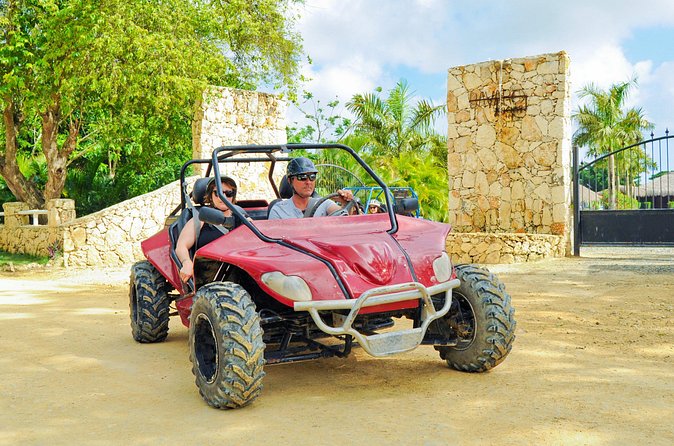 3 Hour Punta Cana Outdoor Adventure - Macao Beach for water and palm shade