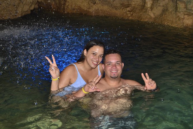 4x4 Dominican Adventure with Chocolate and Coffee Tasting - A quick swim in the freshwater cenote