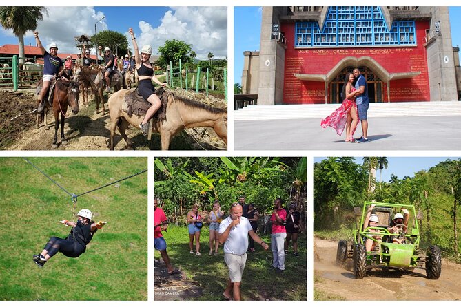 5 activities in 1 Day, Buggies,Horseback Riding,Zipline.City Tour - Horseback riding, mud, and the real pace of the morning