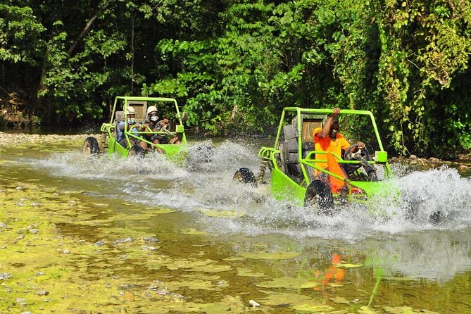 6 in 1 tours Full Day Safari, Zipline, Buggies and Horse Riding - Buggy roads toward the river