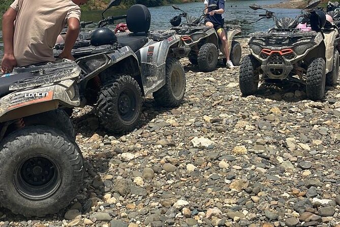 Adventure in Punta Cana ATV - Reaching a quieter beach away from the crowds