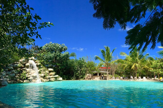 Bavaro Adventure Park Buggy Ride, Zipline Mega Splash, and Waterfall Pool - Waterfall pool time and lunch