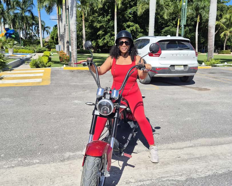 Bavaro Punta Cana: City Tour with Harley models E-Scooters - Bávaro Beach starts the sightseeing