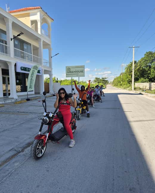 Bavaro Punta Cana: City Tour with Harley models E-Scooters - Shopping at Chez Nicole Boutique