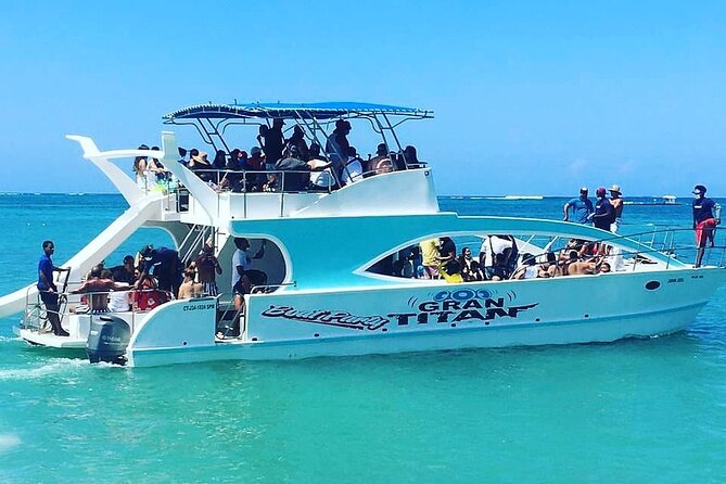 Bavaro Punta Cana EN boat party with drinks and transportation - Key points to know before you book