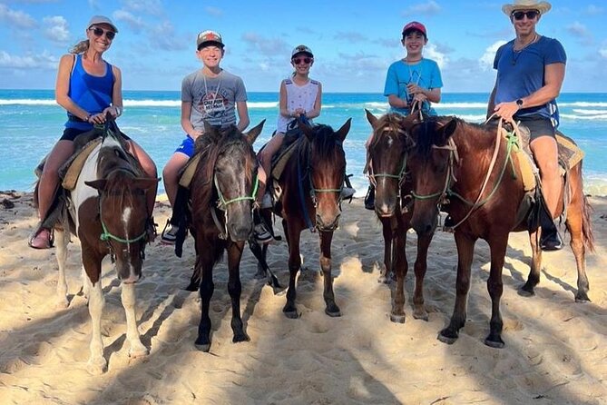 Beach Horseback Ride Tour at Punta Cana - A long ride beside Punta Cana’s surf