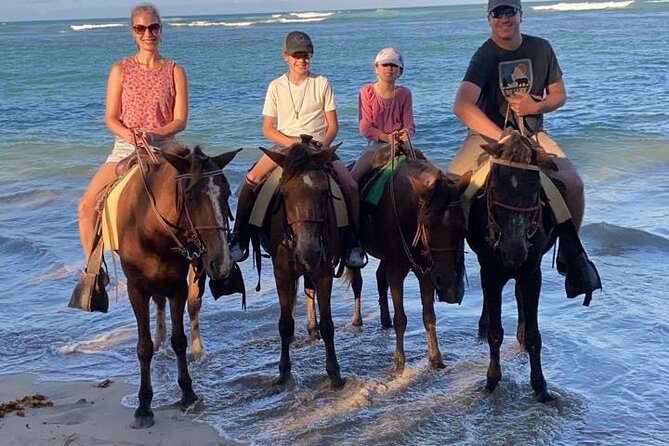 Beach Sunset Horseback Ride in Punta Cana - The beach ride and changing evening light