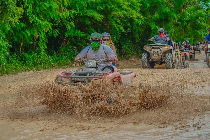 Buggy and ATV Tour in Punta Cana Taina Cave and Macau Beach - The dust, pace, and practical side