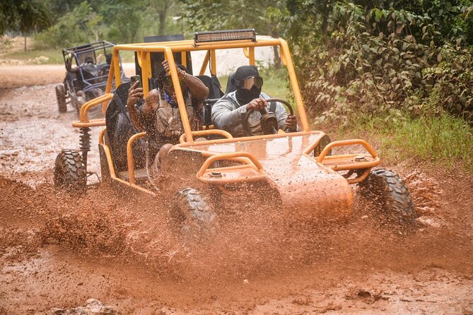 Buggy Excursion to Macau Beach and Natural Cave - The ride begins with dust, mud, and safety instructions