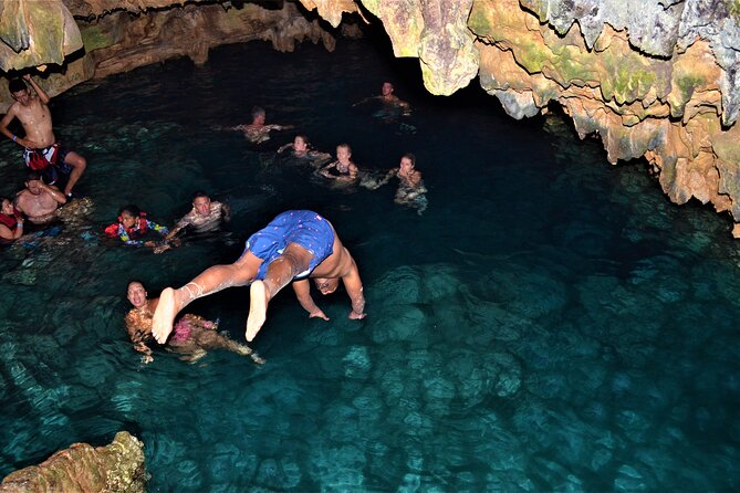 Buggy Off-Road Adventure in Punta Cana – Mud & Beach Fun - A freshwater cenote break in the jungle