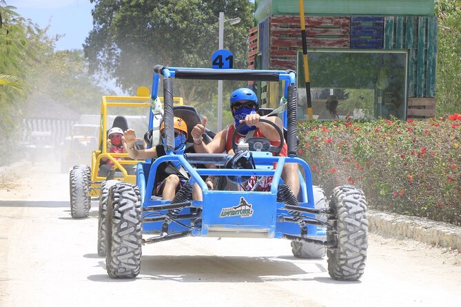Buggy Ride, Cenote and Waterfall Pool at Bavaro Adventure Park - A dusty start at Bavaro Adventure Park