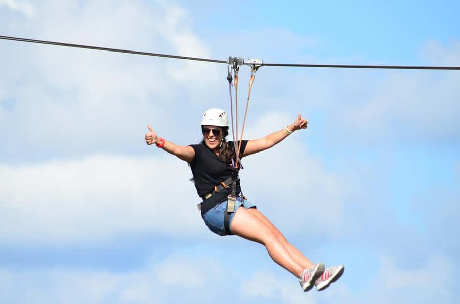Buggy Ride, Zipline Splash & Waterfall Pool Combo with Lunch - Lunch, drinks, lockers, and the real cost