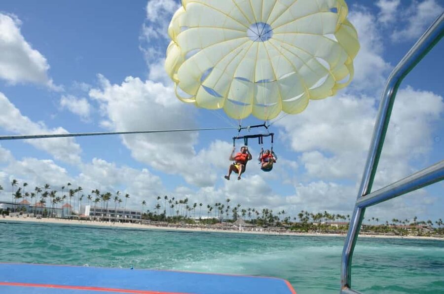 Buggy Tour and Parasailing Experience - Parasailing from 60 meters above the Caribbean