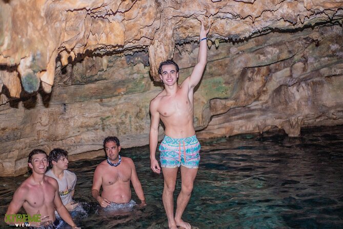 Buggy Tour Punta Cana A Cenote Secreto, Playa macao - Swimming in a clear-water cenote