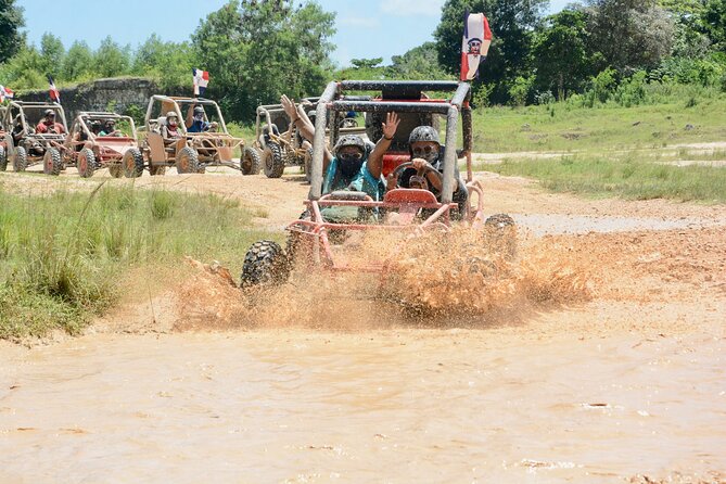 Double Driver Buggy Adventure in Punta Cana for 2 Pax - The private cave and its two swimming lagoons