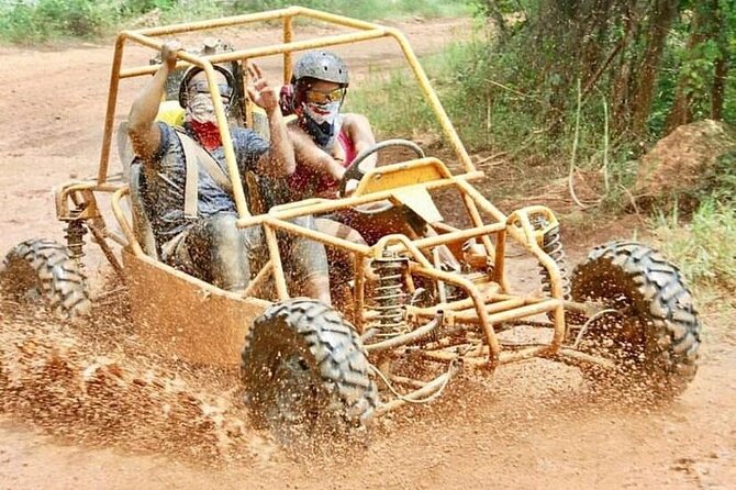 Dune Buggies Adventure in Punta Cana - Riding the rocky, muddy back roads