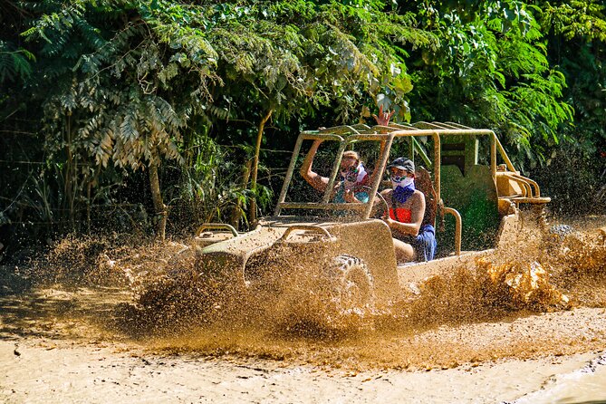 Dune Buggy Adventure at Punta Cana - A muddy route beyond the Punta Cana resorts