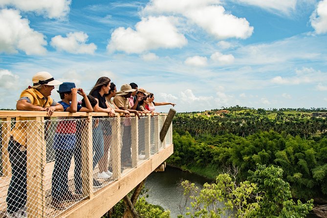 Eco Park Punta Cana by Marinarium Parks - The river finish: kayaks, boards, and a bamboo raft
