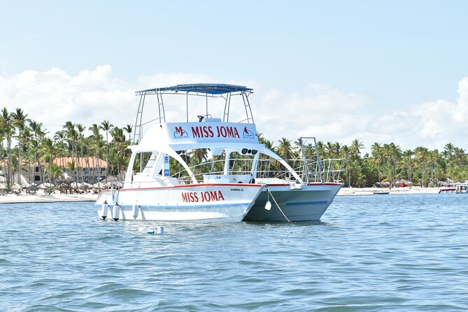 Experience for families and friends by private boat with pick-up - Starting at Bavaro Beach with a short snorkeling stop