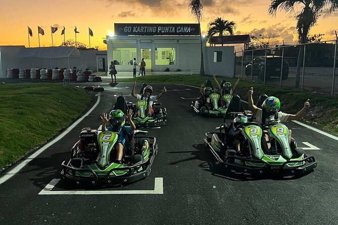 Experience the thrill of karting in Punta Cana - Single karts or double karts for shared fun