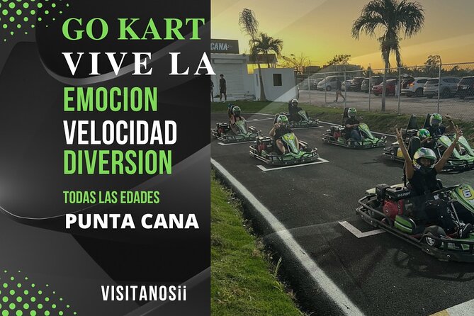 Experience the thrill of karting in Punta Cana - A podium finish and optional photos