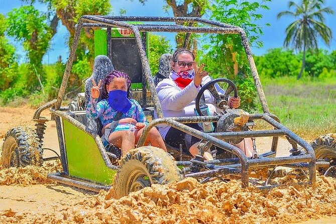 Family Friendly ATV and Buggy Excursion in Punta Cana - Macao Beach, waves, and a quick rinse
