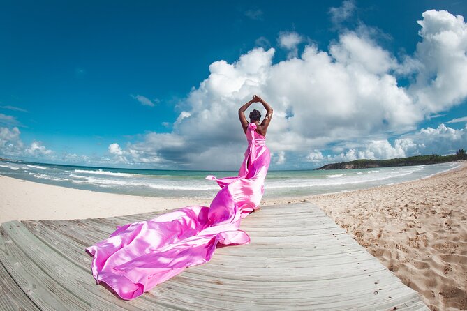 Flying Dress Photoshoot (2 Dresses) – Punta Cana – Photographer - Sunrise On Macao Beach