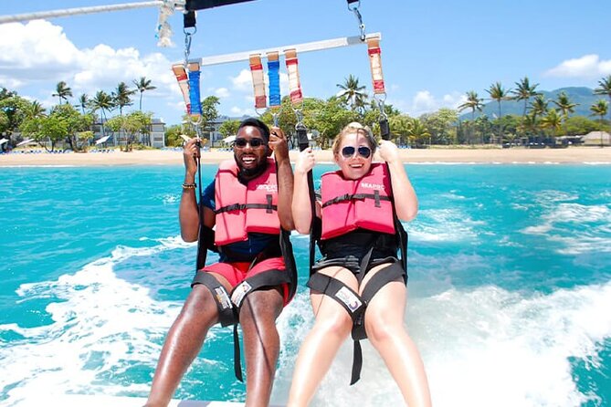 From Punta Cana: Amazing Activity Parasailing Hotel pickup - Flying above Punta Cana’s palm-lined coast