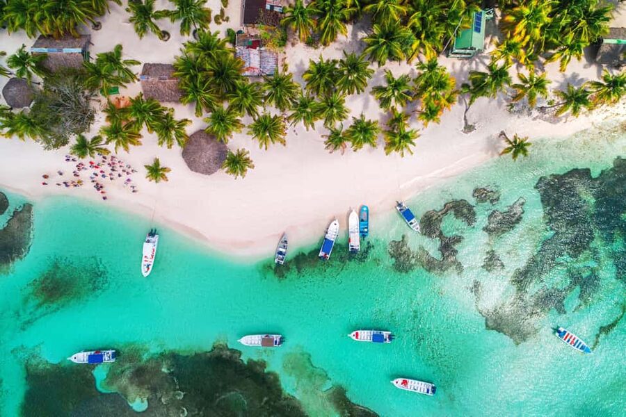 From Punta Cana: Catamaran Tour to Saona Island with Open Bar and Buffet - The catamaran ride and its party atmosphere
