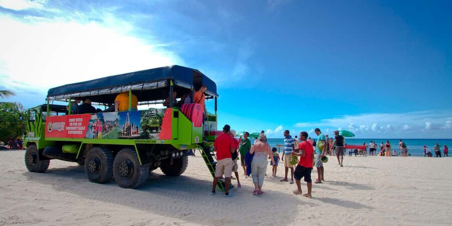 From Punta Cana: Higüey Guided Safari Tour - Riding out to the private ranch