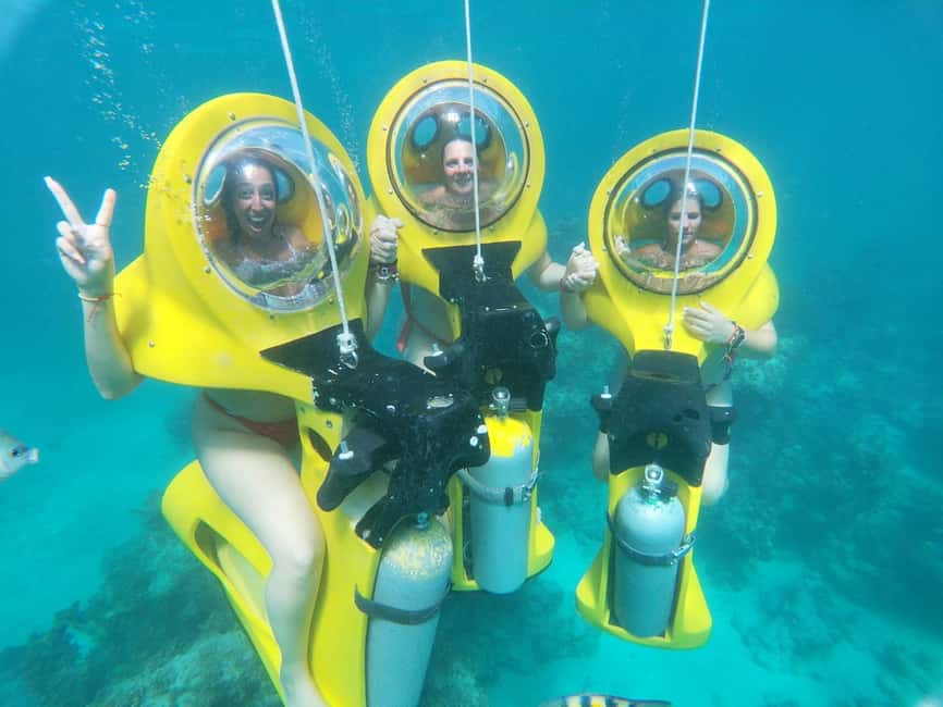From Punta Cana: ScubaDoo, Snorkel & Glass Bottom Boat Tour - Snorkeling at El Niño adds more freedom
