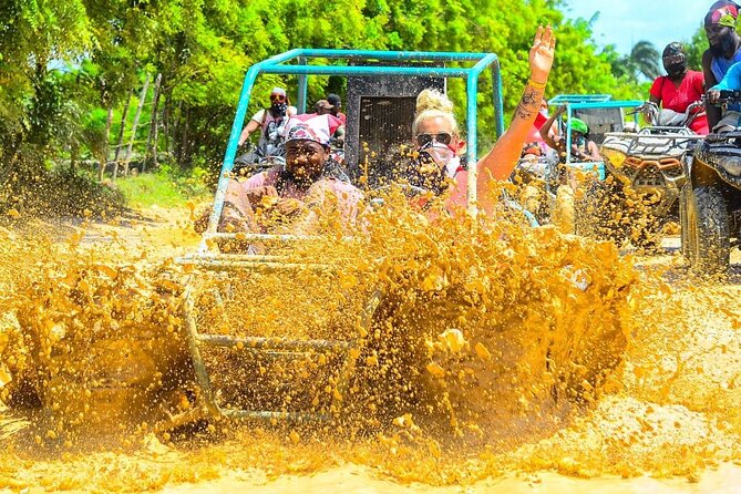 Full-day Buggy & Party Boat tour: snorkel, open bar, cave pool - From Punta Cana pickup to the buggy tracks