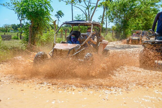 Full-day Buggy & Party Boat tour: snorkel, open bar, cave pool - The natural pool is the final change of pace