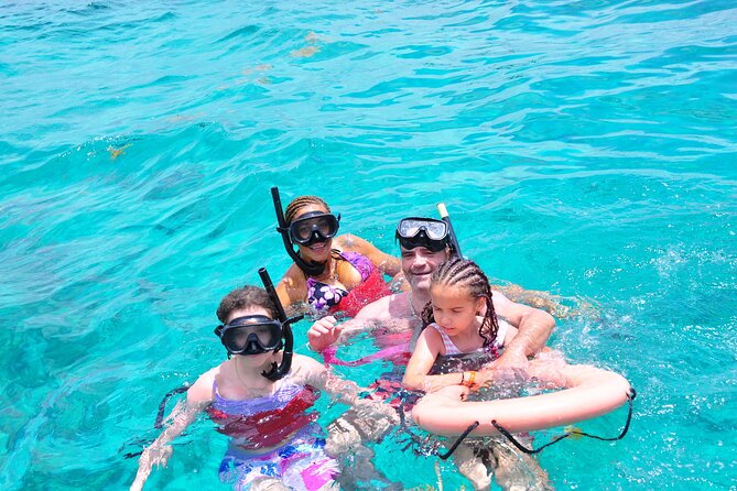 Glass-bottom boat tour to Punta Cana - The Caribbean natural pool: music, drinks, and a slower finish