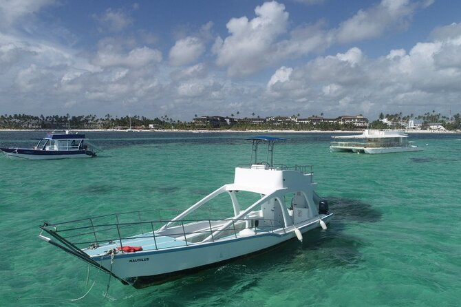GlassBottom Catamaran with Slide - Snorkeling Near Coral Reef