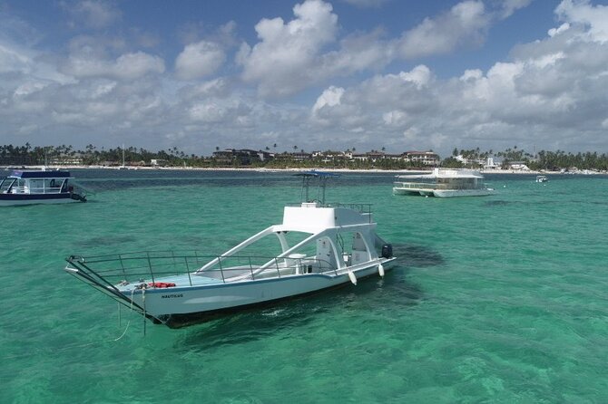 GlassBottom Catamaran with Slide - The Natural Pool and Boat Slide