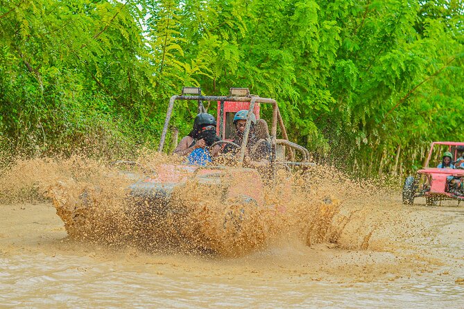 Half-day buggy OR ATV tour to Water Cave and Macao Beach - The first stretch through rural Punta Cana