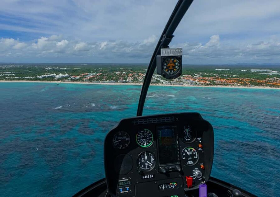 HELICOPTER TOUR - The morning pickup from Punta Cana and Bávaro