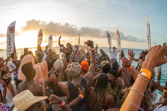 Hip Hop Sessions Boat Party Punta Cana (Adults Only) - The swimming stop in clear Caribbean water