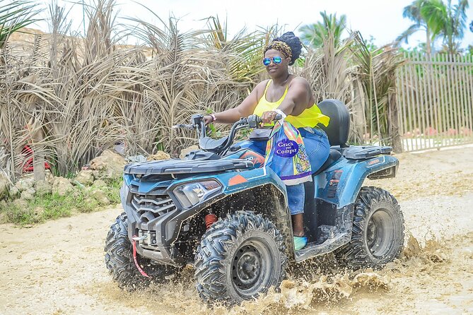 Horseback Riding and ATV or Buggy to Water Cave and Macao Beach - Taking the wheel on rough rural roads