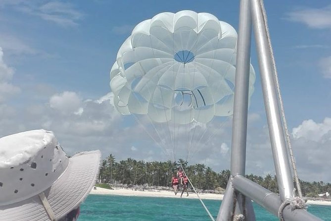 Parasailing Adventure In Punta Cana - The speedboat ride and loading process
