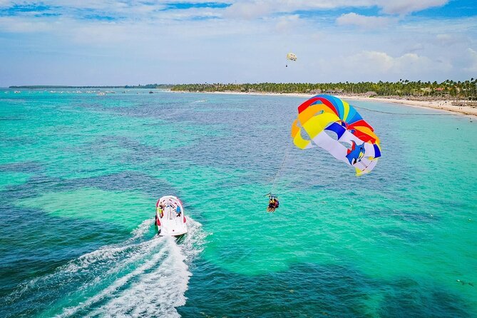 Parasailing in Bavaro - What the speedboat portion adds