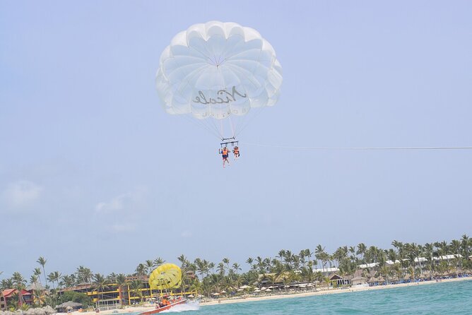 Parasailing in Punta Cana - Weather can change the plan