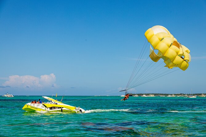 Parasailing Yacht Experience in Punta Cana - On the parasailing boat, expect a shared outing