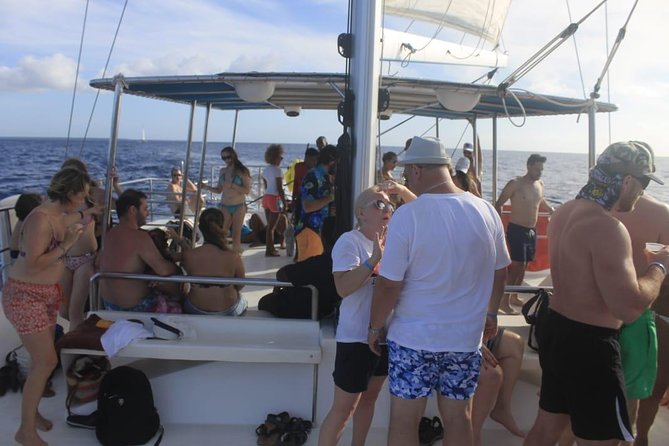 Party boat in Catamaran with Open Bar Only Adults + Snorkeling - Weather, Crew, and Day-to-Day Variables