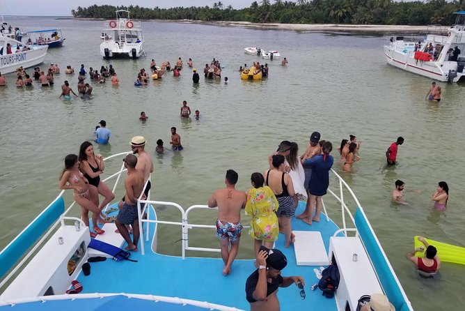 Party Boat Punta Cana - Reef snorkeling during the first water stop