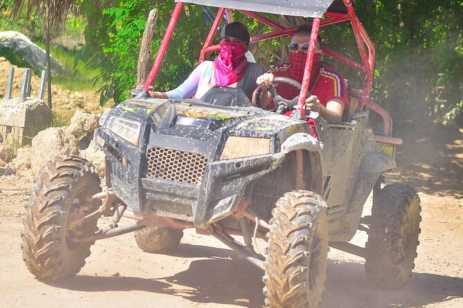 Predator Buggies Tour in Punta Cana - Swimming inside a freshwater cave