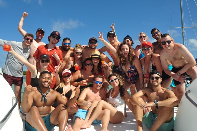Private, All Inclusive, Double-Decker Catamaran in Punta Cana - Sailing Toward Bavaro’s Natural Pool