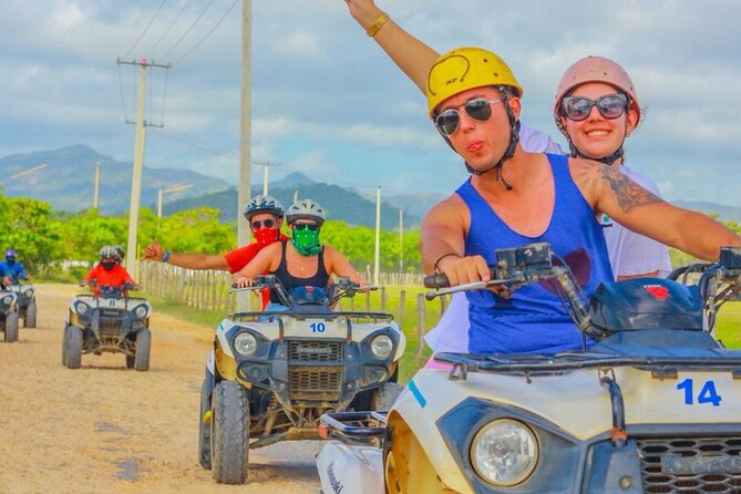 Private ATV Tour to Las Lagunas de Nisibon and Playa Vacama - Three Dominican settings before lunch