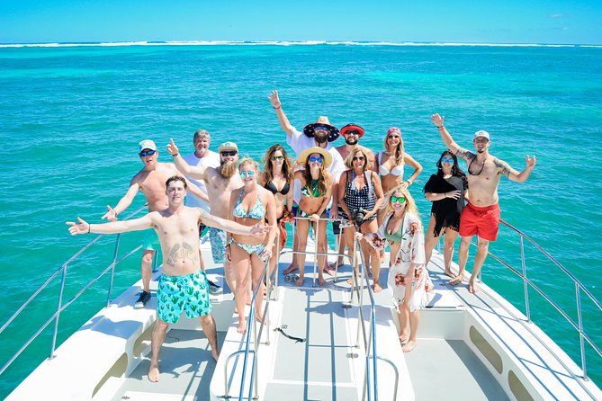 Private Catamaran Booze Cruise & Snorkeling - The natural pool and sandbar stop